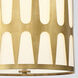 Royston 4 Light 17 inch Antique Gold Pendant Ceiling Light in Antique Brass and Black