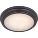 Neighborhood X66 Series LED 9 inch Oiled Bronze Flushmount Ceiling Light