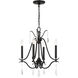 Laurel Estate 4 Light 18 inch Coal Chandelier Ceiling Light