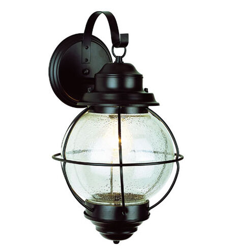 Catalina 1 Light 19 inch Black Outdoor Wall Lantern