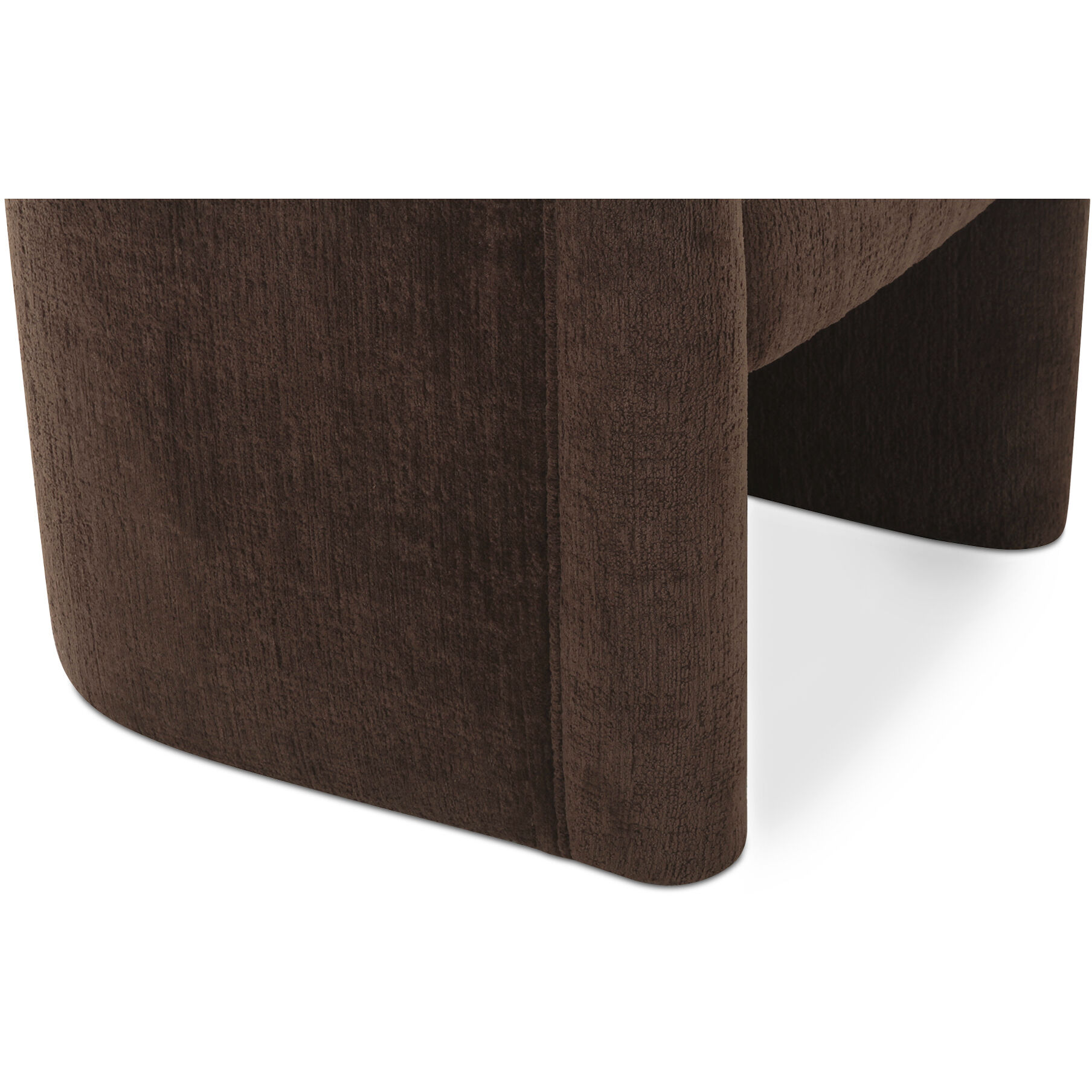 Mesto Brown Rolling Dining Chair