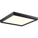 Skylight 18 inch Satin Dark Gray Flush Mount Ceiling Light