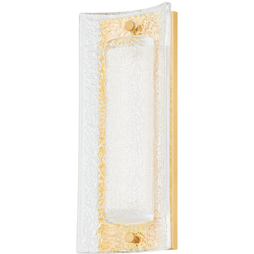 Philmont LED 6.75 inch Aged Brass ADA Wall Sconce Wall Light