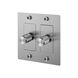 2G 100-120 Steel Dimmer Switch, LED