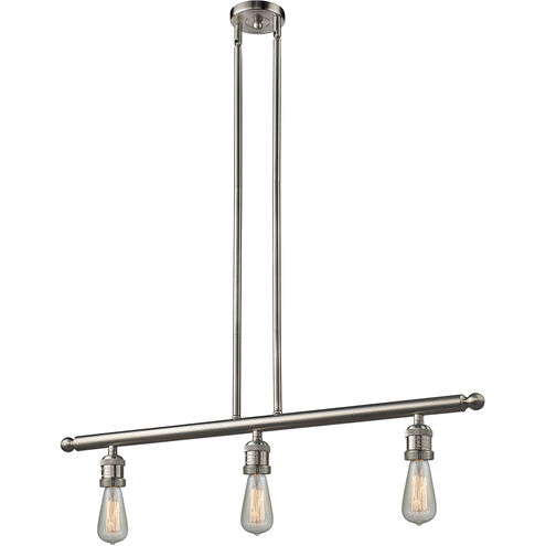Franklin Restoration Bare Bulb LED 38.25 inch Brushed Satin Nickel Island Light Ceiling Light