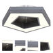 Pentex LED 15 inch Brushed Nickel Flush Mount Ceiling Light