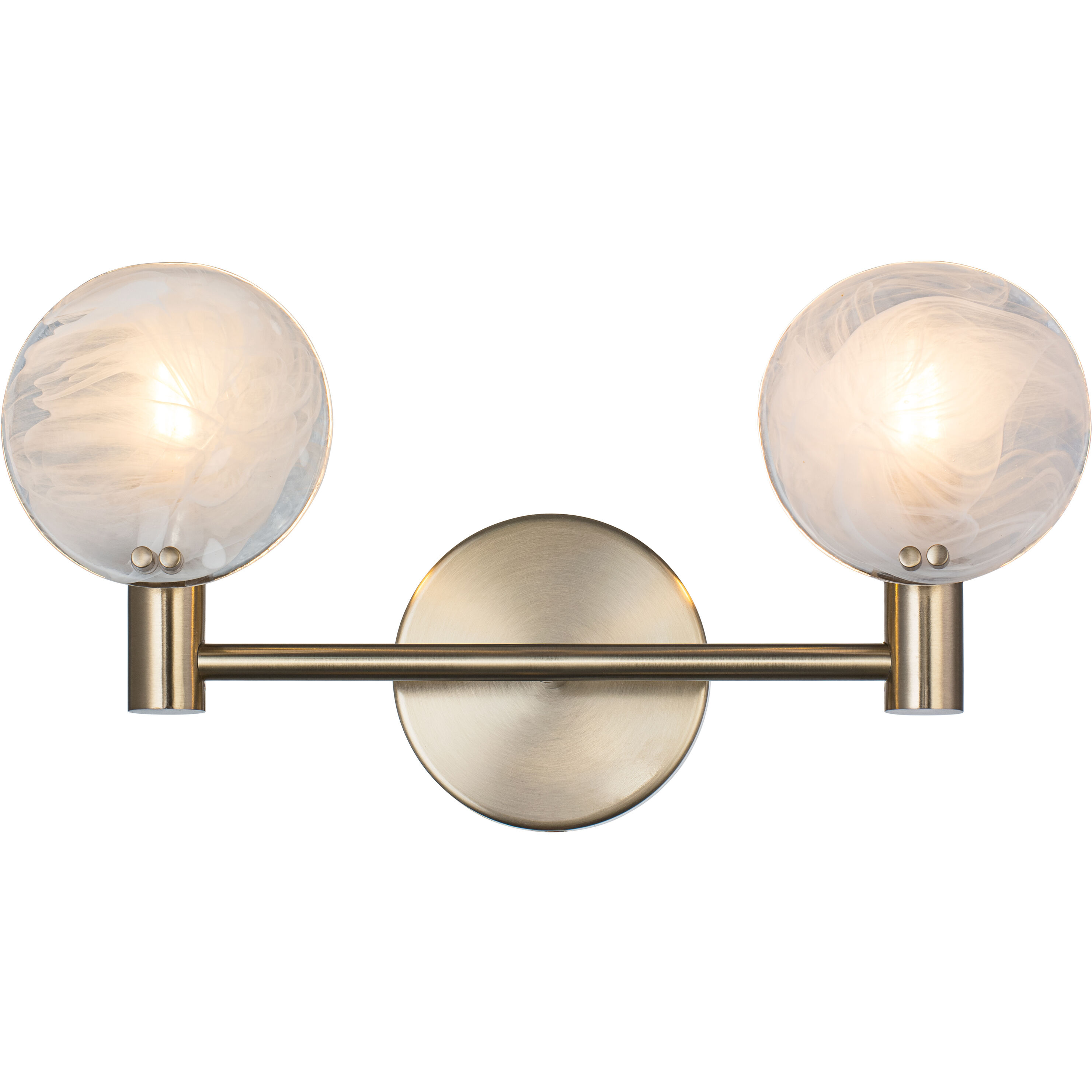 Cloudburst 2 Light 15.5 inch Champagne Gold Wall Sconce Wall Light