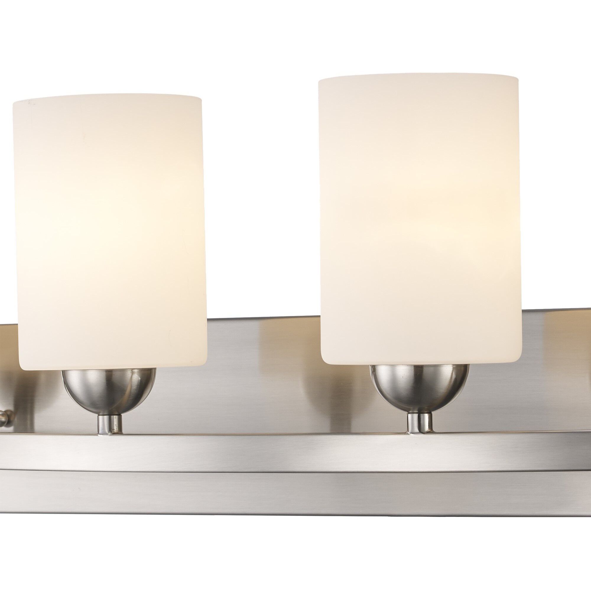 Moonlight 4 Light 31 inch Brushed Nickel Reversible Bath Vanity Bar Wall Light