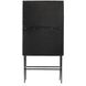 Scalloped Antique Brass Cabinet, 2-Door Tall