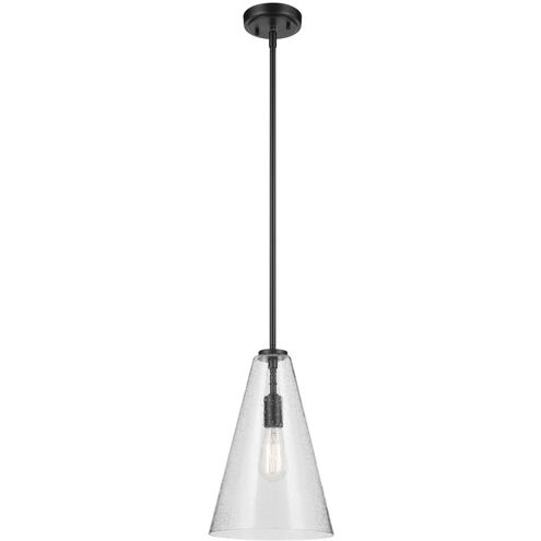 Everly 1 Light Black Pendant Ceiling Light
