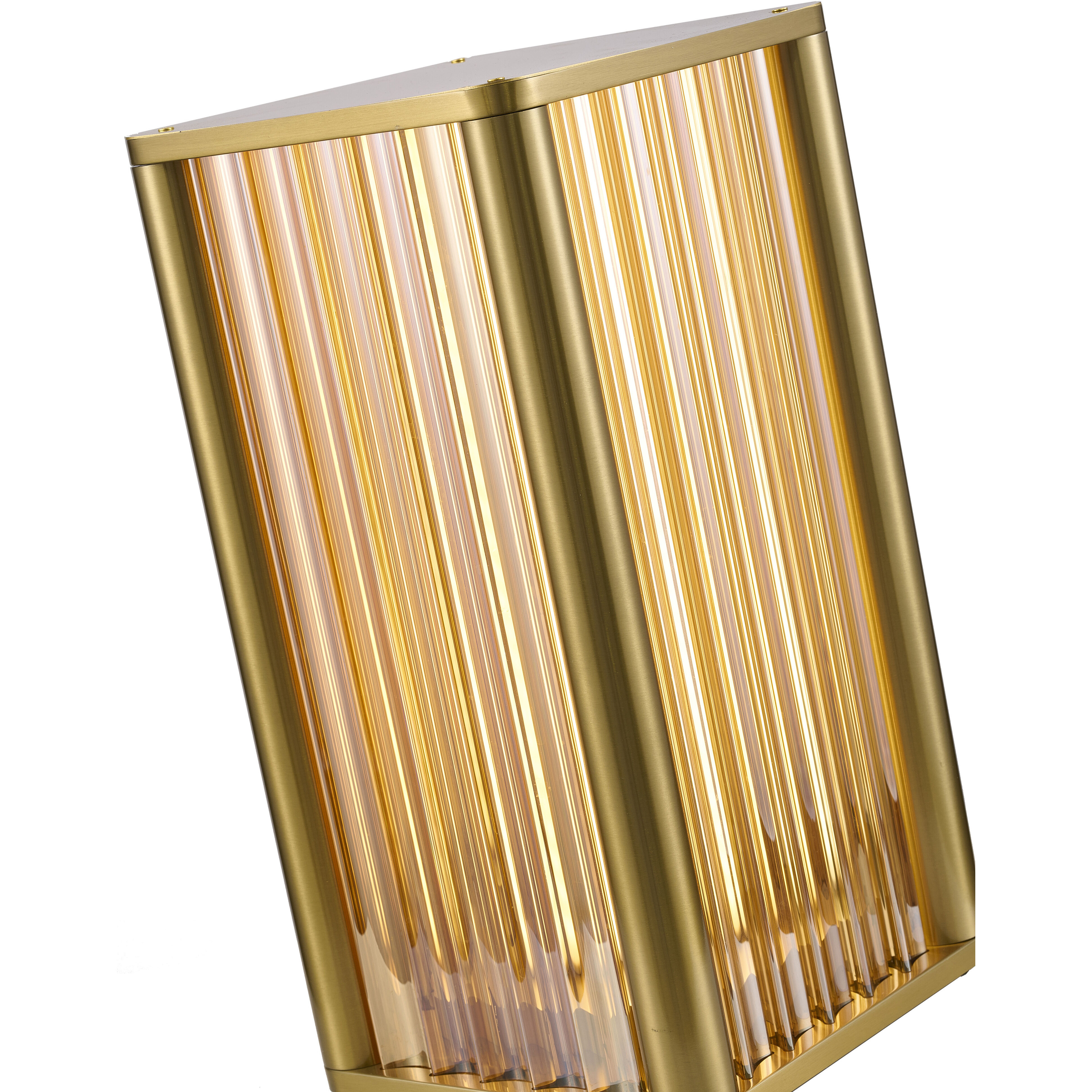 Canada 18 inch 8 watt Satin Brass Table Lamp Portable Light