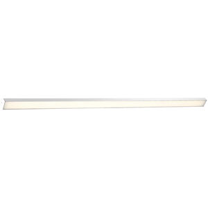 Revel LED 97.94 inch Brushed Aluminum Bath Vanity & Wall Light, dweLED