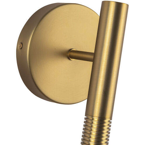 Alora Mood Arden LED 6 inch Brushed Gold Bath Vanity Light Wall Light