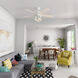 Hardwick 52 inch Fresh White with White Oak/Fresh White Blades Ceiling Fan