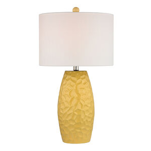 Gorey 27 inch 150 watt Sunshine Yellow Table Lamp Portable Light in Incandescent