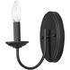 Logan 1 Light 4.5 inch Black Wall Sconce Wall Light
