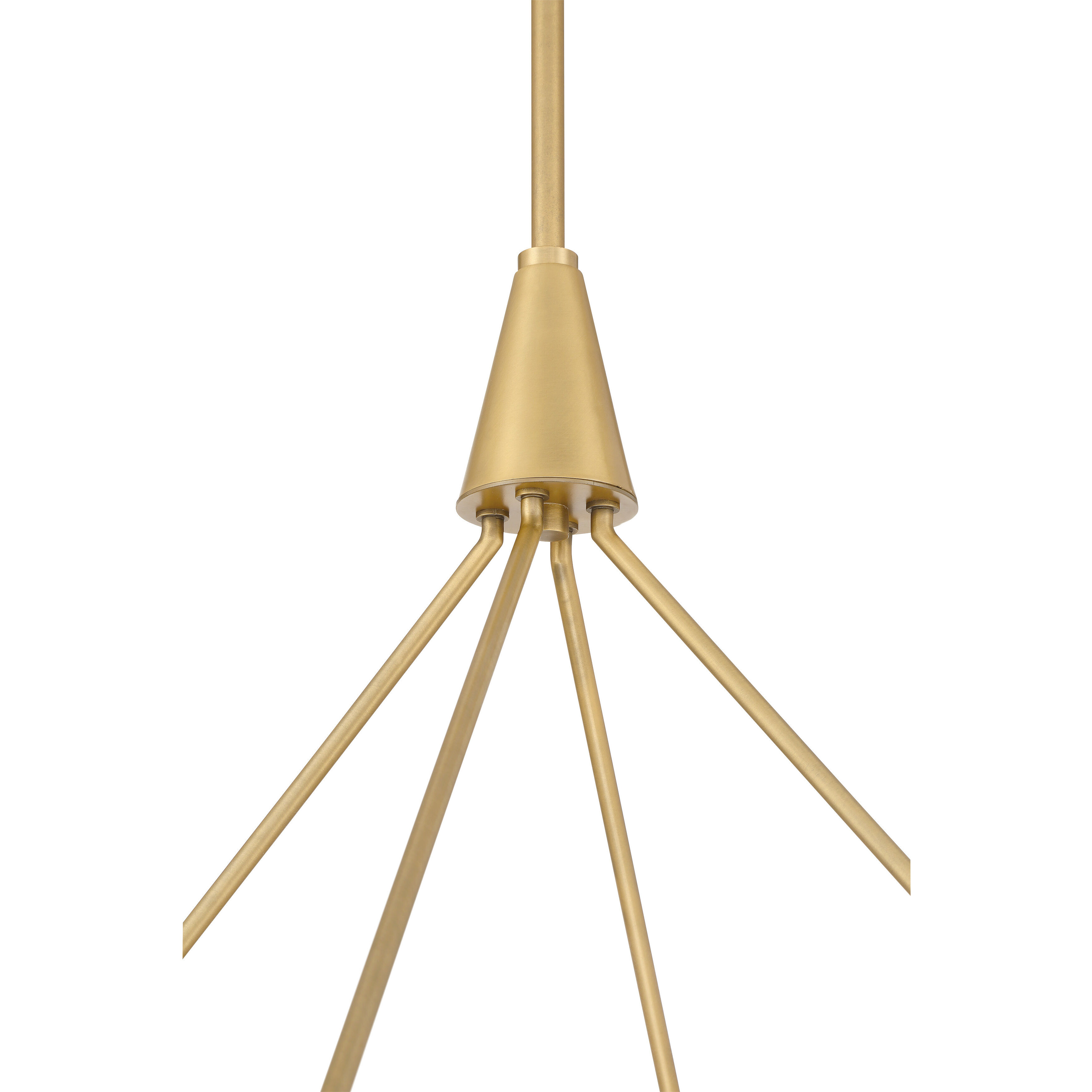 Velaris LED 36.25 inch Legacy Brass Pendant Ceiling Light