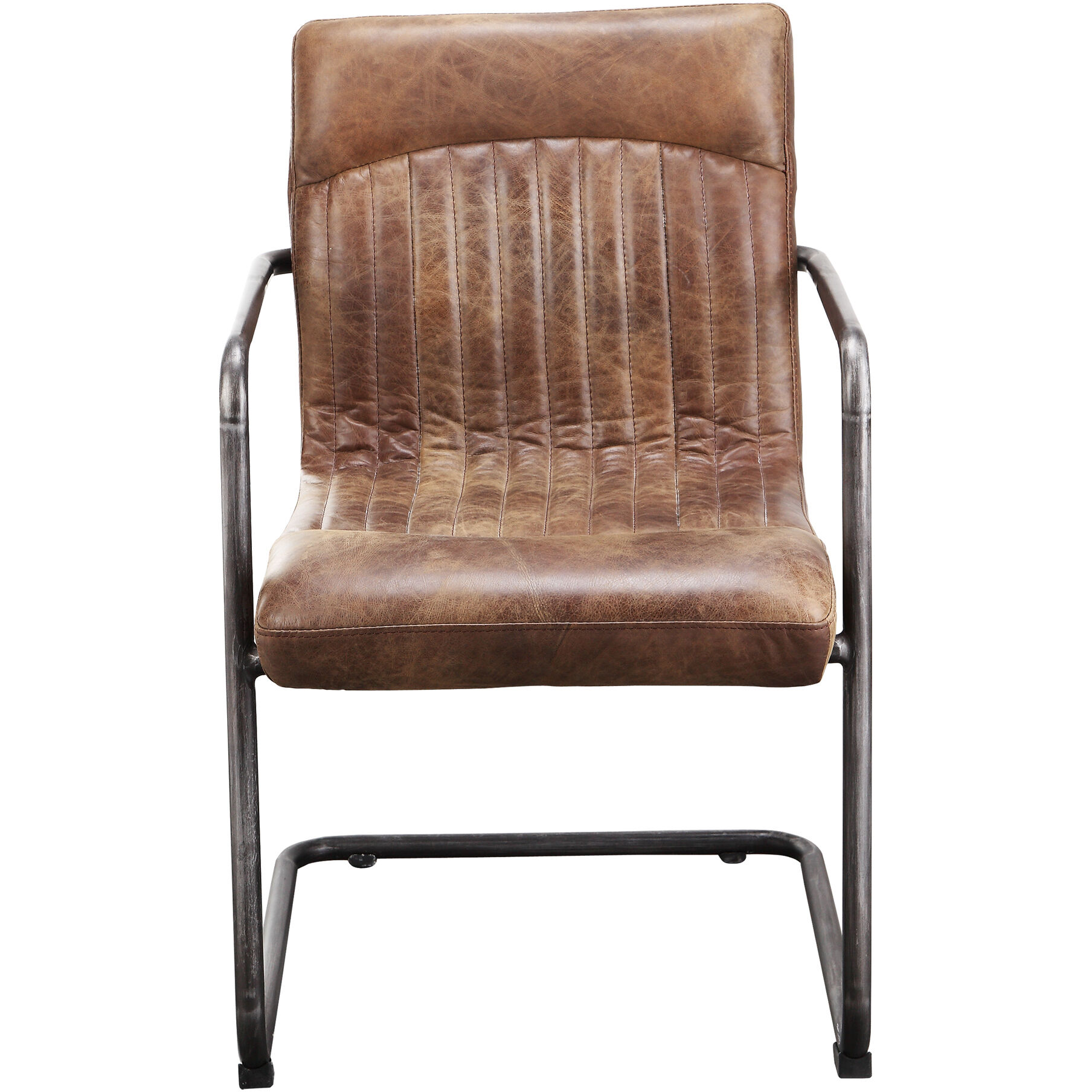 Ansel Brown Arm Chair, Set of 2