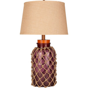 Amalfi 30 inch 150.00 watt Dark Purple Table Lamp Portable Light
