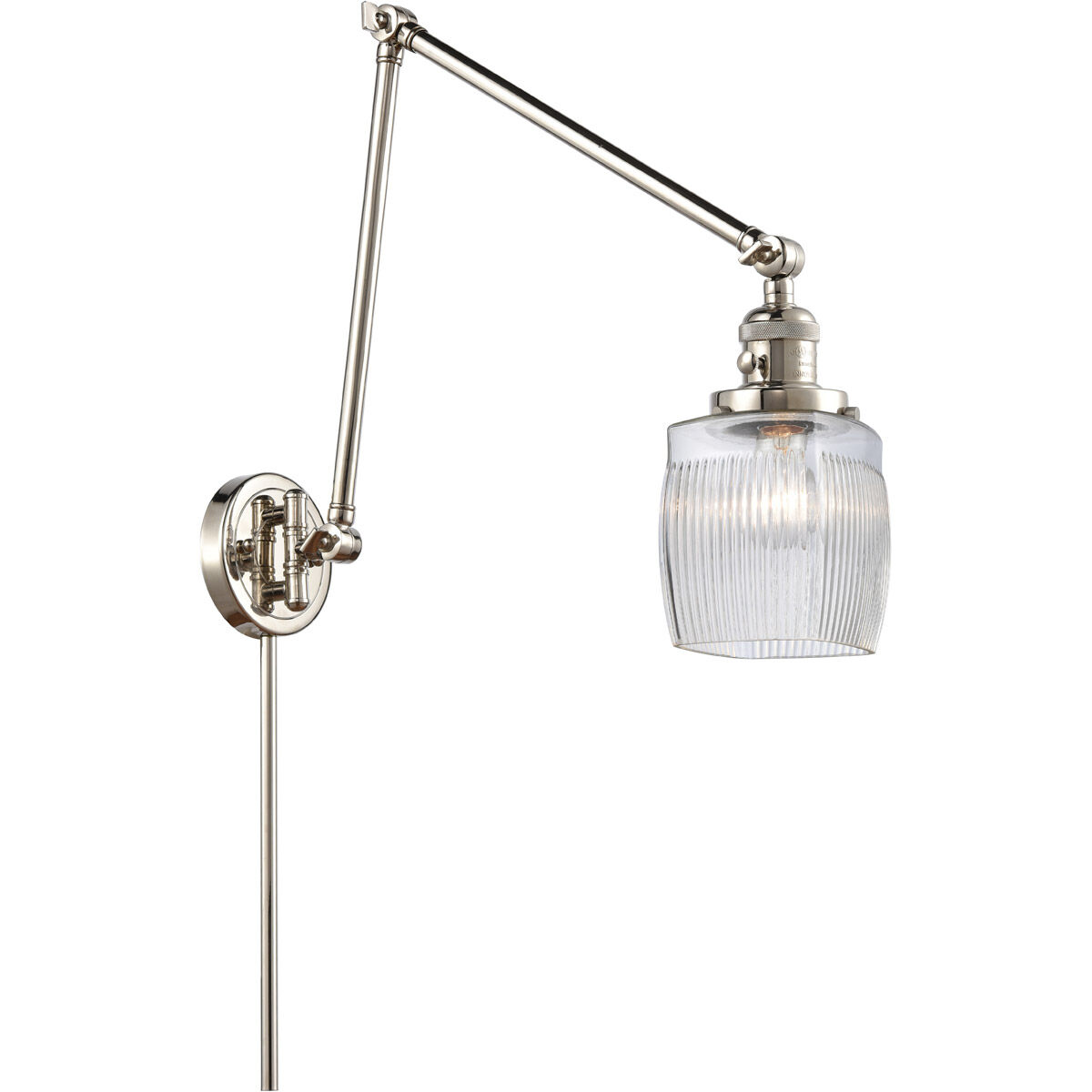 Colton 1 Light 8.00 inch Swing Arm Light/Wall Lamp