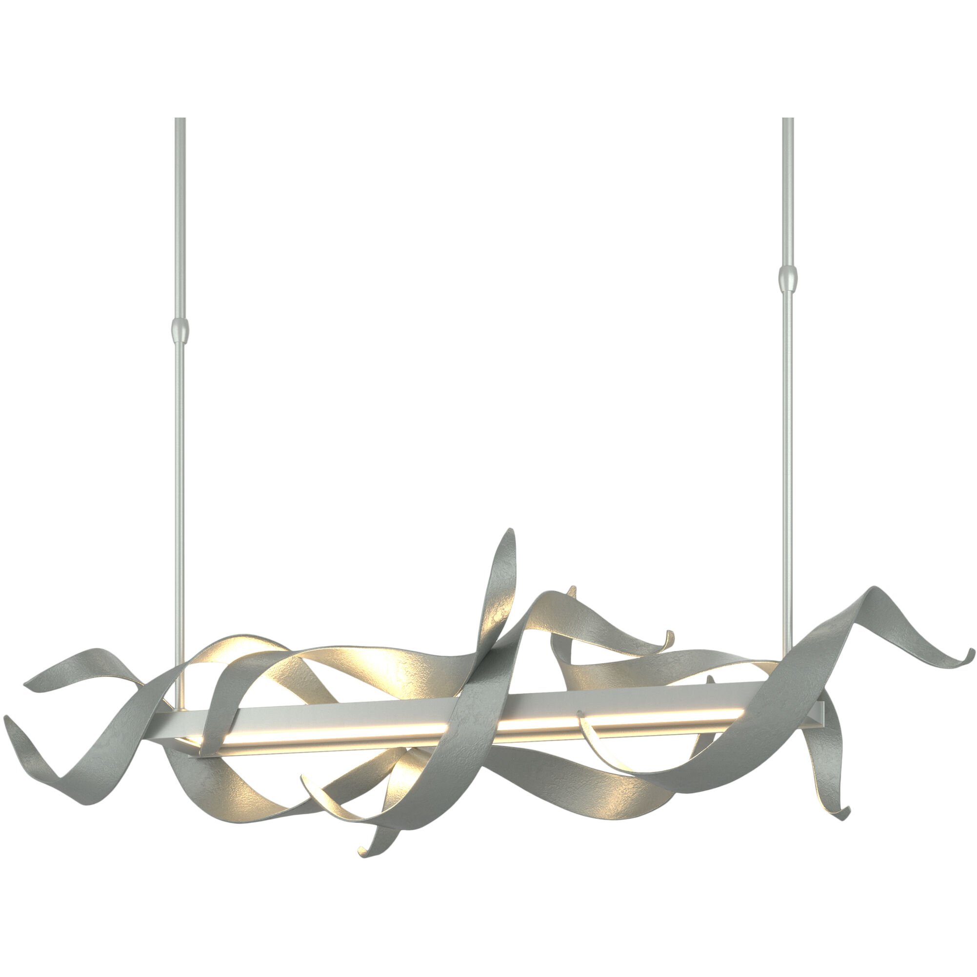 Folio LED 37.8 inch Vintage Platinum Pendant Ceiling Light