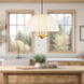 Alora Mood Crosby Pendant Ceiling Light in Brushed Gold
