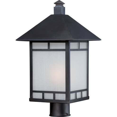 Drexel 1 Light 18 inch Stone Black Outdoor Post Light