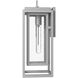 Coastal Elements Republic LED 16 inch Satin Nickel Outdoor Wall Mount Lantern, Estate Series