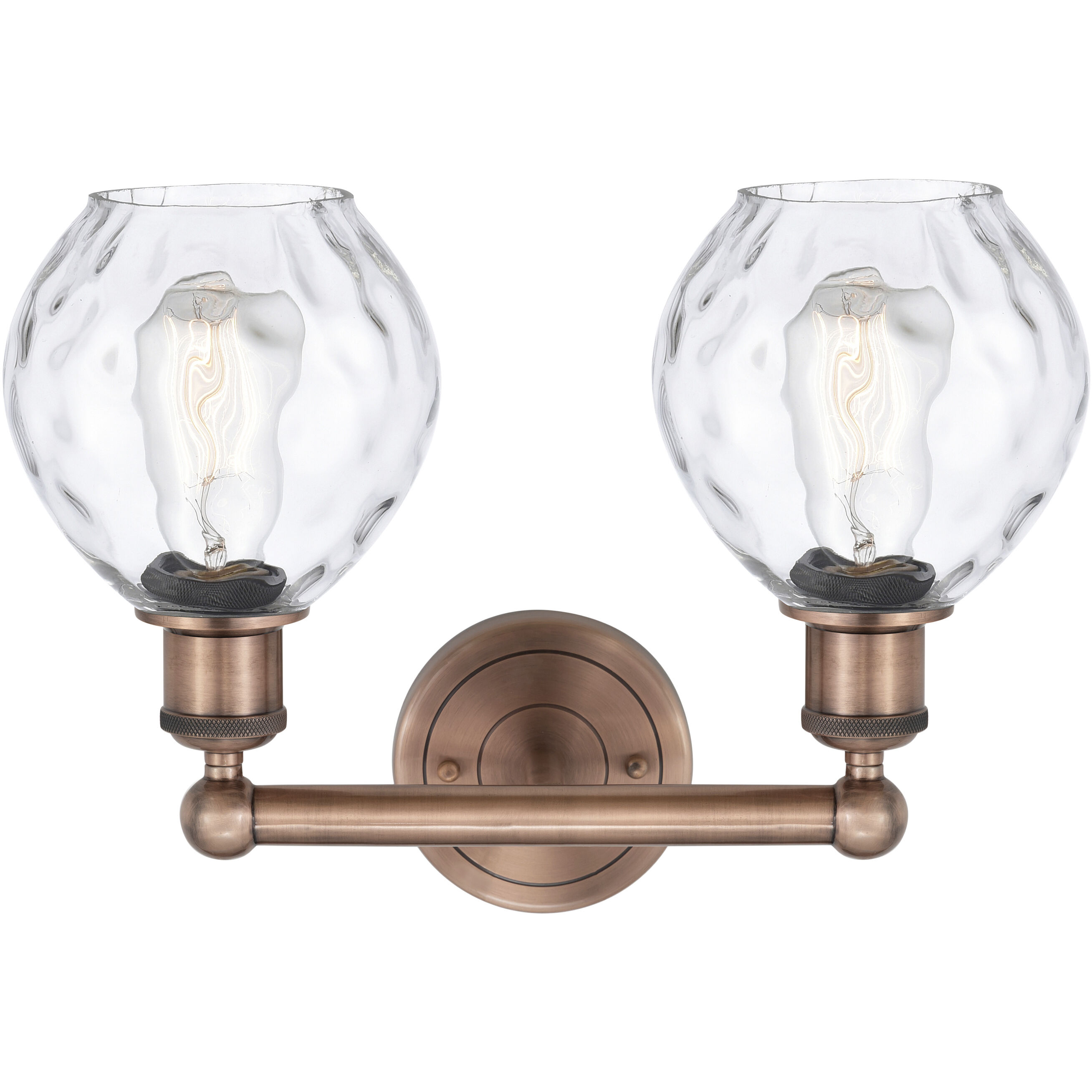 Waverly 2 Light 15 inch Antique Copper Bath Vanity Light Wall Light