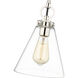 Harper 1 Light 8 inch Polished Nickel Pendant Ceiling Light