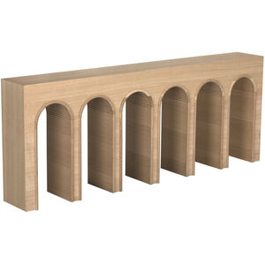 Enzo 83 X 12 inch White Oak Console, Extra Large