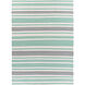 Frontier 132 X 96 inch Emerald, Cream, Charcoal Rug