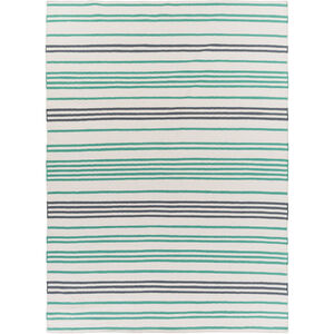 Frontier 132 X 96 inch Emerald, Cream, Charcoal Rug