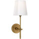 Thomas O'Brien Bryant 1 Light 5.5 inch Hand-Rubbed Antique Brass Bath Sconce Wall Light
