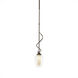 Flora 1 Light 3.9 inch Oil Rubbed Bronze Mini Pendant Ceiling Light in Seeded with Opal, Down Light