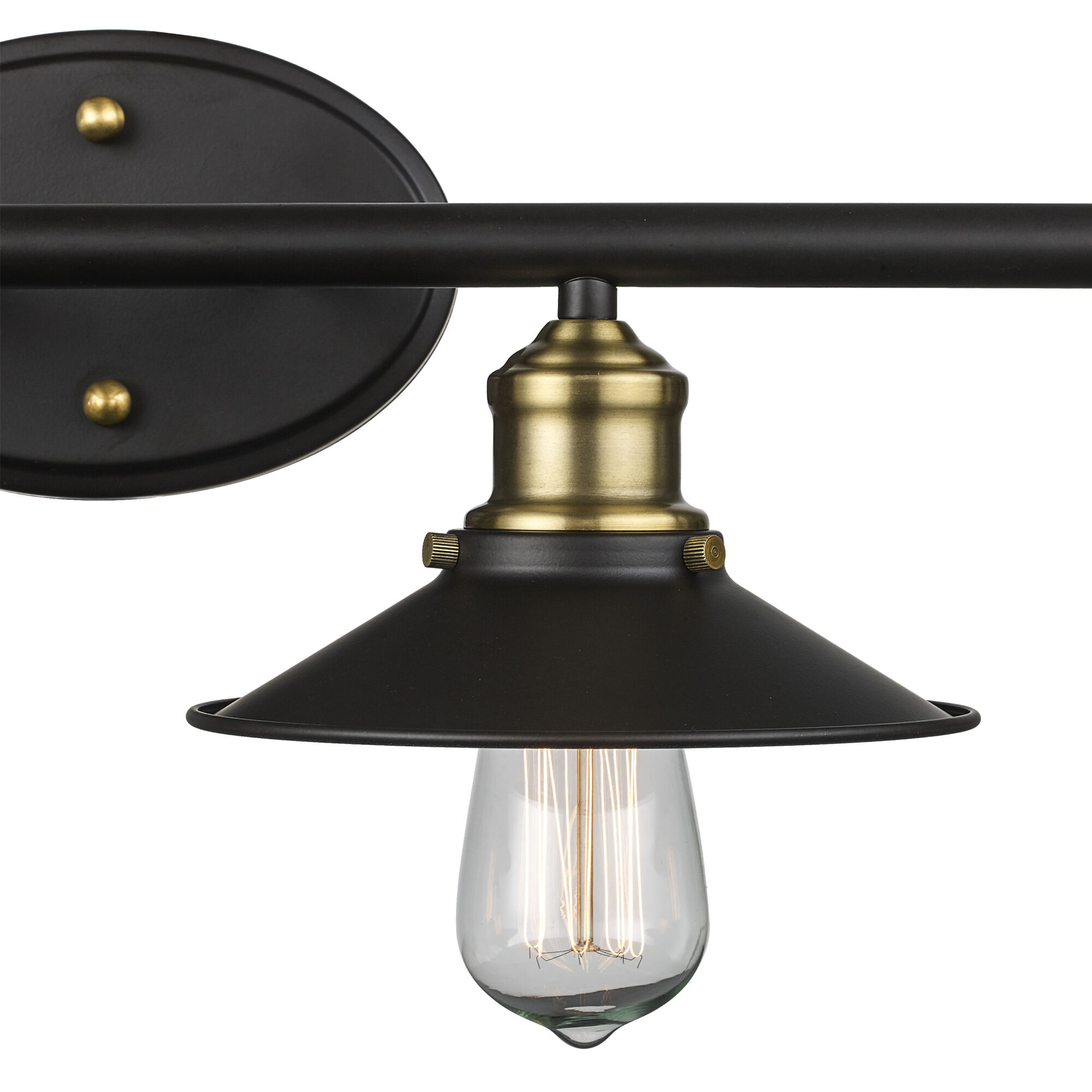 Griswald 3 Light 25 inch Rubbed Oil Bronze Vanity Bar Wall Light