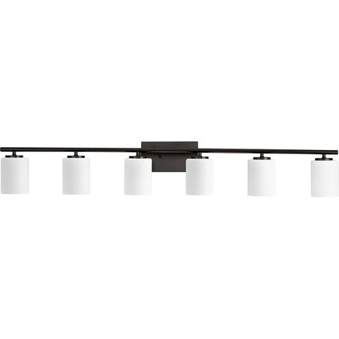 Replay 6 Light 48 inch Antique Bronze Bath Vanity Wall Light