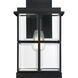 Mulligan 1 Light 13 inch Matte Black Outdoor Wall Lantern