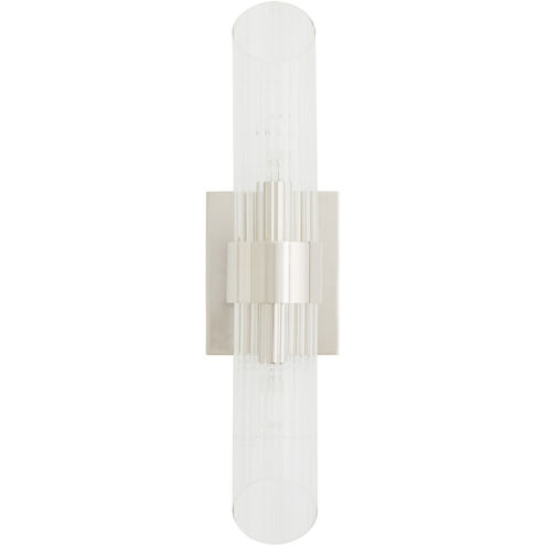 Elyse 2 Light 5 inch Polished Nickel ADA Sconce Wall Light