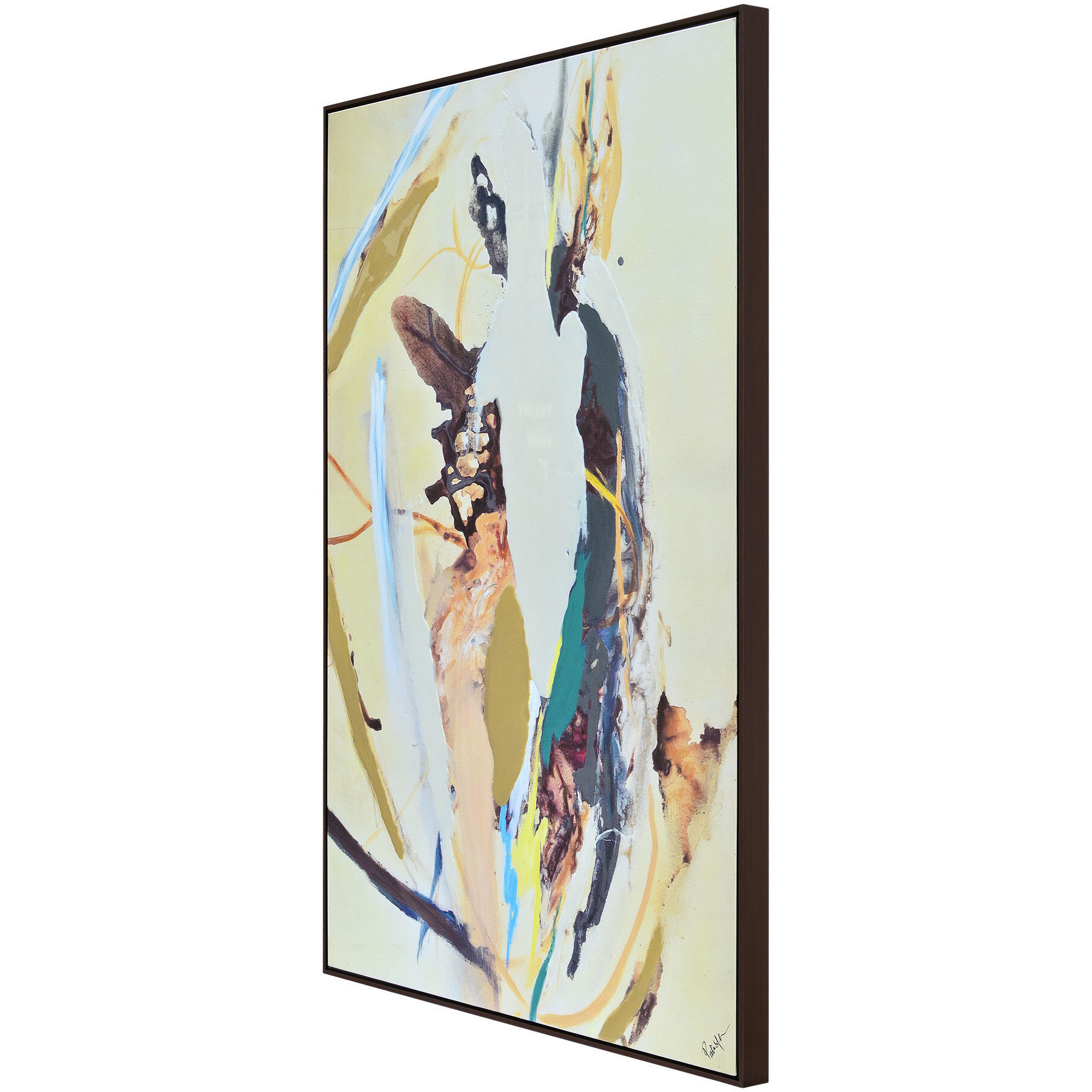 Chara Heavy Texture and Spot Gloss Canvas Art