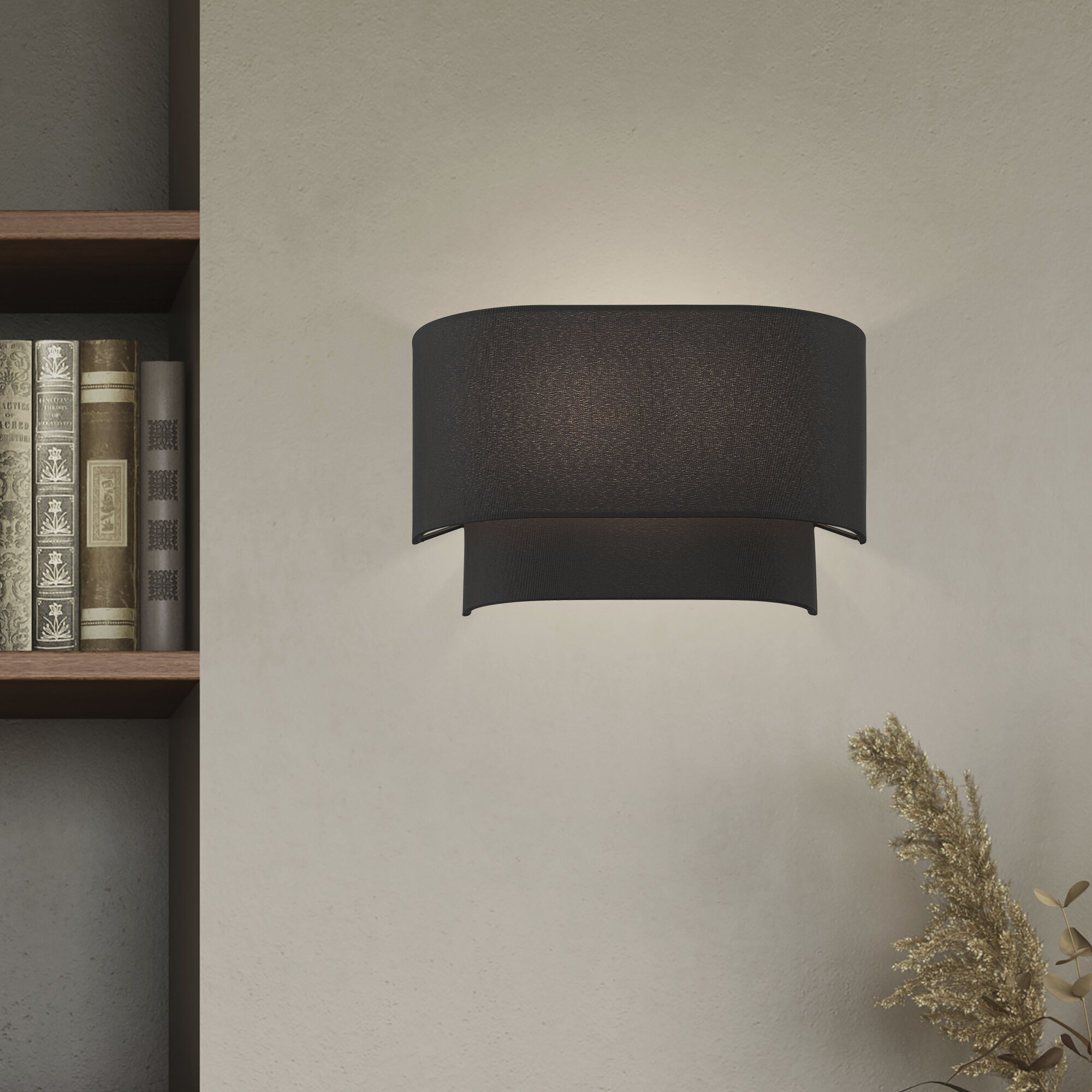 Bainbridge 2 Light 13 inch Black ADA Wall Sconce Wall Light