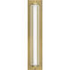 Lucien LED 24 inch Lacquered Brass Vanity Light Wall Light, Vertical