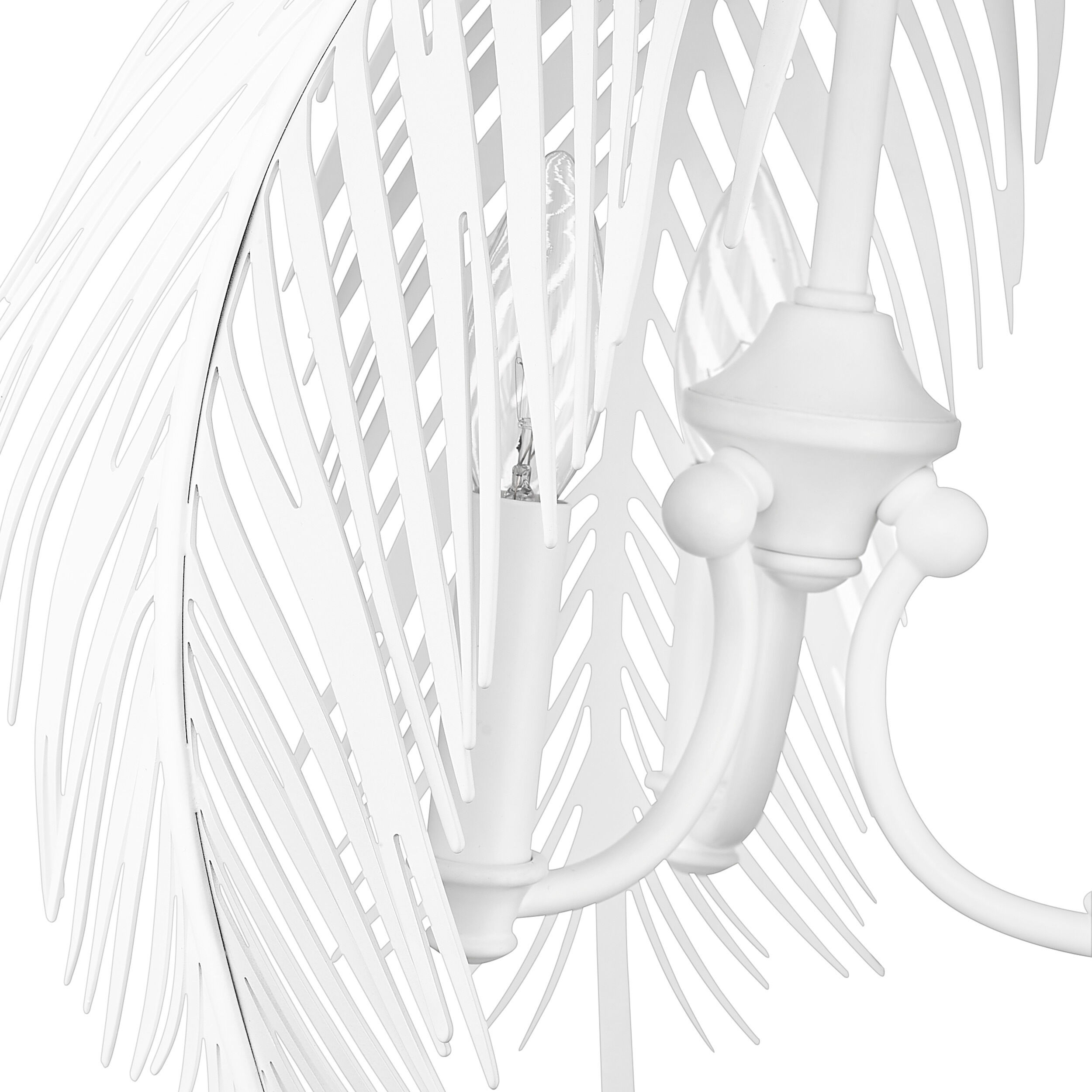 Cay 3 Light 14.38 inch Matte White Pendant Ceiling Light