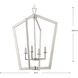 Galloway 4 Light 24 inch Brushed Nickel Foyer Light Ceiling Light