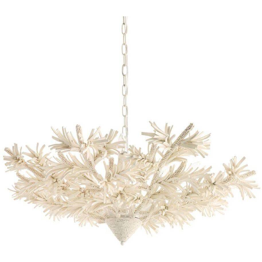 Fernanda 8 Light 38 inch Ivory and White Chandelier Ceiling Light