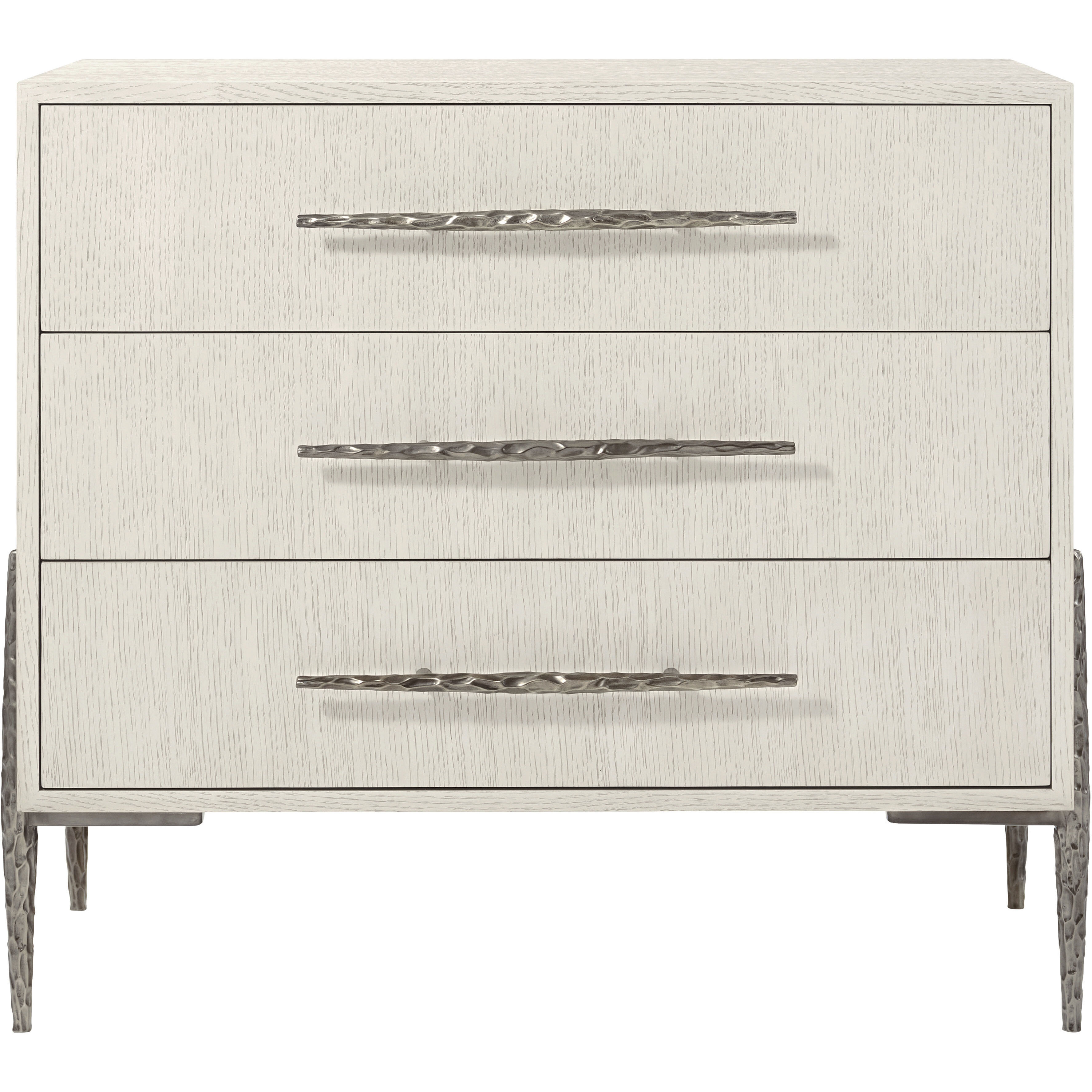 Essence 34 X 31.5 inch Opal Nightstand, Wooden, 3-Drawer