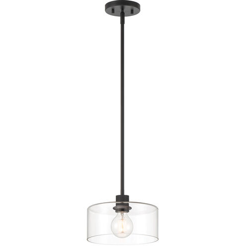 Vibrato 1 Light 9.75 inch Matte Black Pendant Ceiling Light