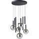 Modella LED 24.5 inch Black Pendant Ceiling Light