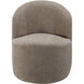 Kamise Upholstery: Medium Gray; Base: Black Dining Chair