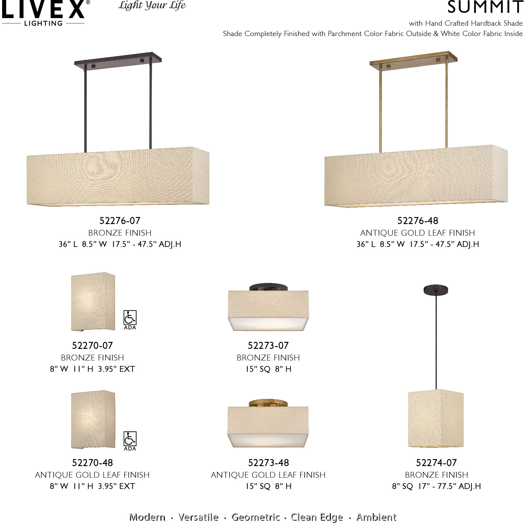 Summit Wall Sconce Wall Light in Bronze